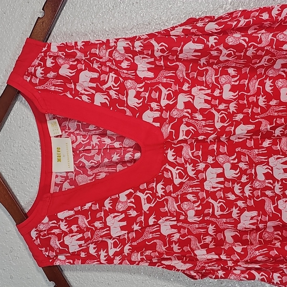 Maeve Elephant Print Top. - Picture 2 of 5